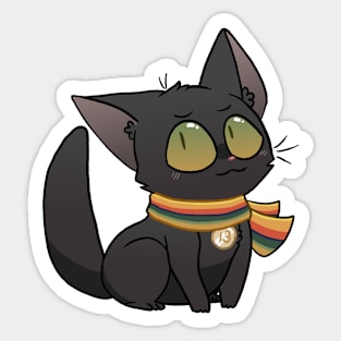 13th Cat Sticker